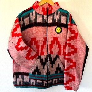 Don’t Care Mexican Zip Up Jacket Men’s Size Large